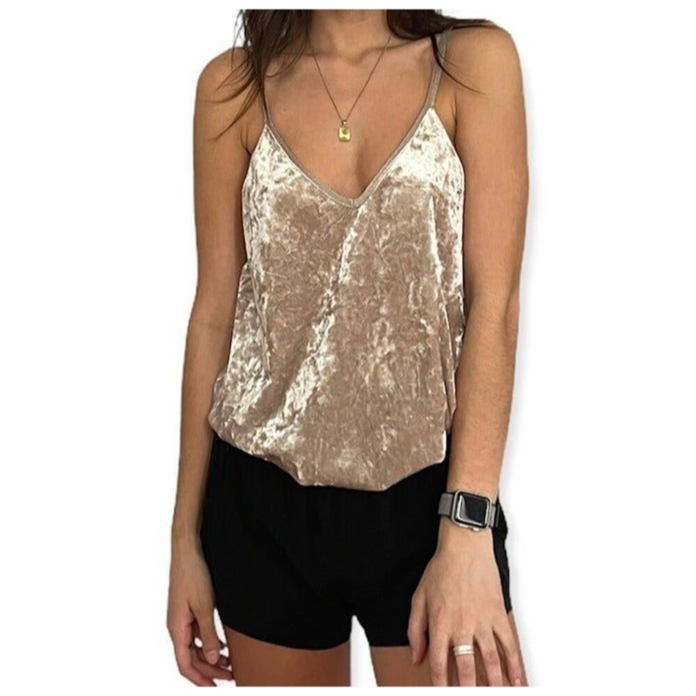Zara Velvet Tank Top